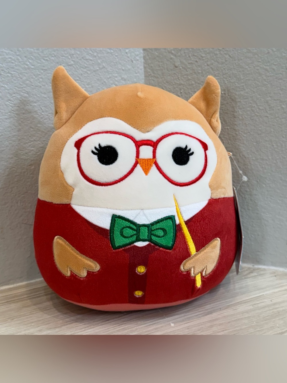 Squishmallows Jaydelle stuffed animal Plush Owl teacher Pillow kids toy NWT